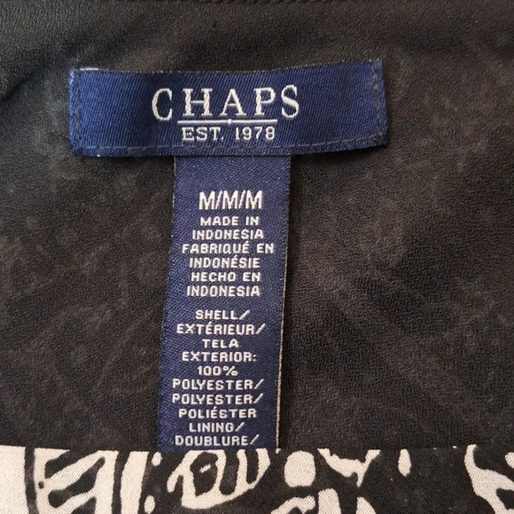 Chaps Ralph Lauren floral layered ruffle midi skirt  SZ M - Picture 5 of 5